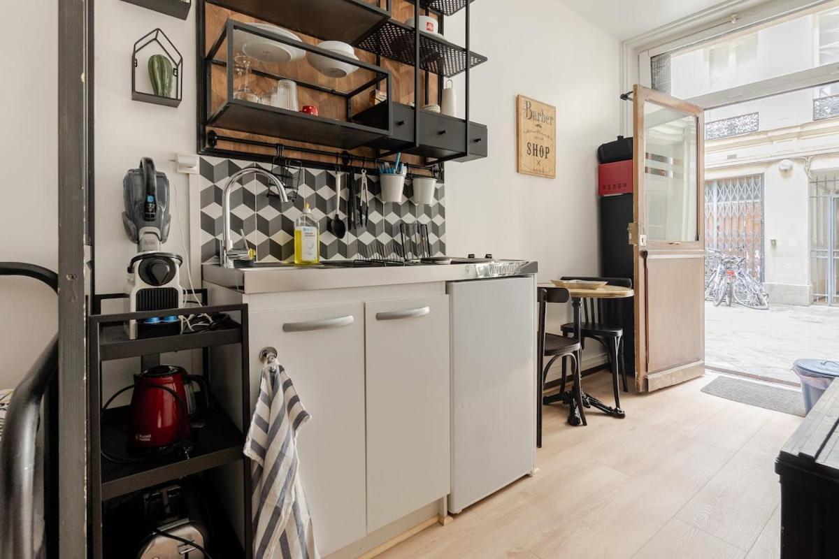 Studio Paris - Metro 7 Cadet - Quartier Faubourg-Montmartre Exterior foto